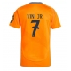 Real Madrid Vinicius Junior #7 Replike Gostujuci Dres 2024-25 Kratak Rukav